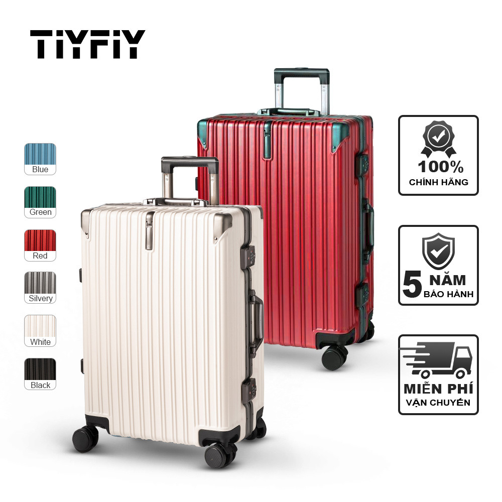 TIYFIY ล้างสต็อก เฟรมอลูมิเนียม แข็งแรง รุ่น :066/601/M01/101/008 กระเป๋าเดินทางโครงอะลูมิเนียมพร้อมระบบล็อคแบบผสม