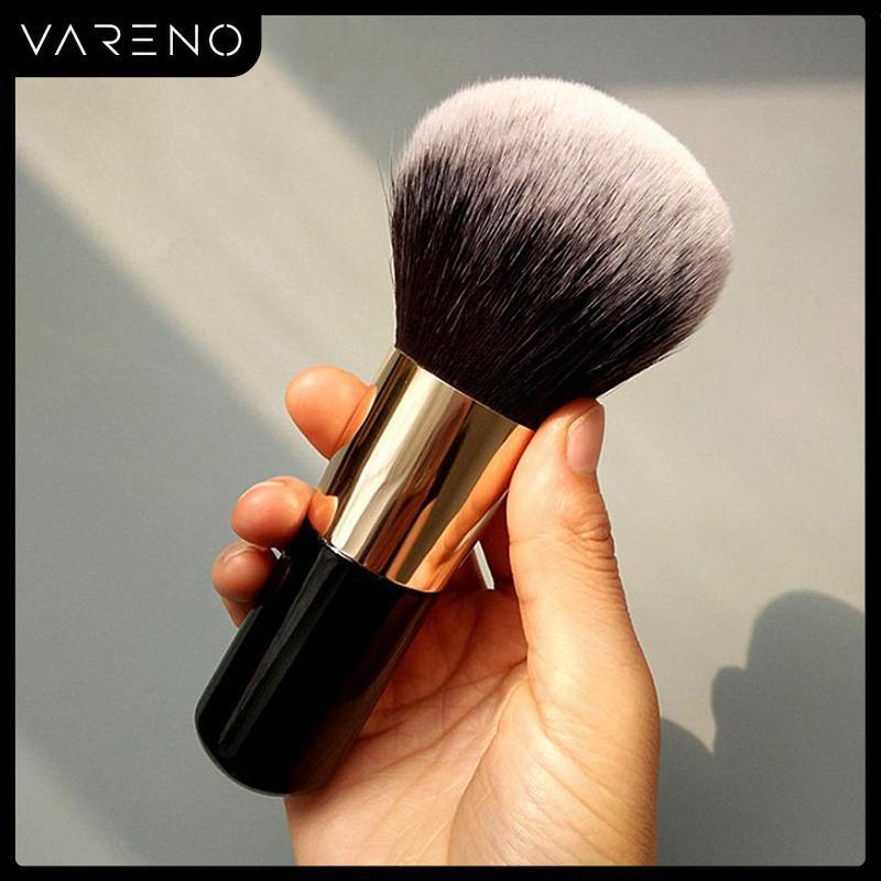 Vareno แปรงแต่งหน้าขนาดใหญ่1ชิ้นแปรงทาแป้งรองพื้นแปรงปัดหน้าขนนุ่ม