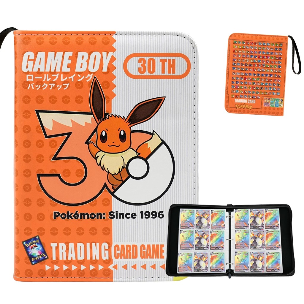 High-End Pokémon 30th Anniversary Card Storage Book 30th Card Book Pokémon Card Collection Book PTCG