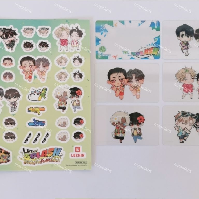 (Ready to ship) Photocards Set Lezhin TH Splash Special Pack manhwa Blossoms of the White Night  Fla