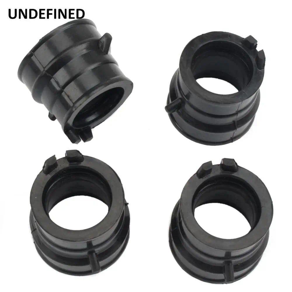 B ACZ 4Pcs Motorcycle Carburetor Pad Intake Outlet Manifold Interface Plastic For HONDA CBR250 CB400