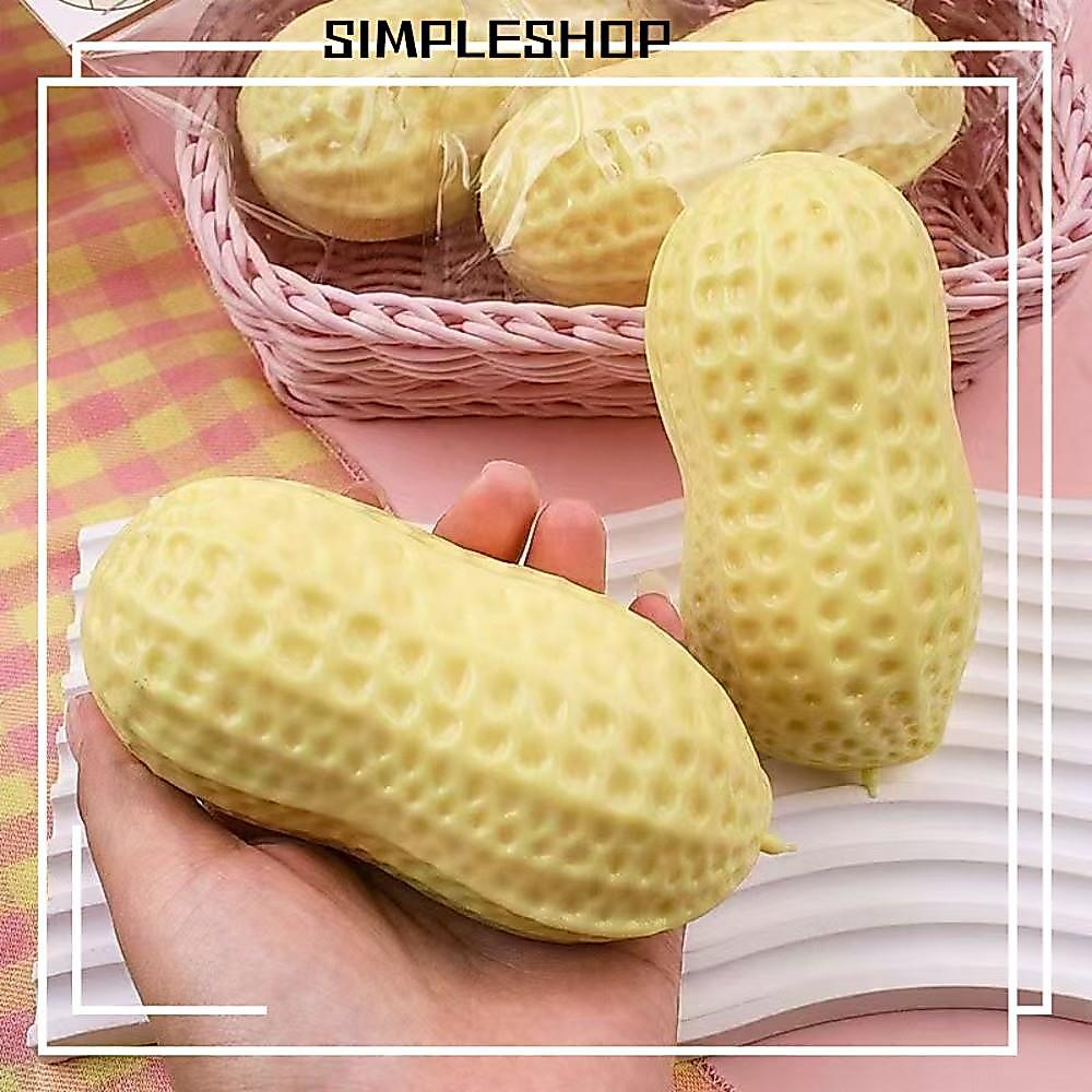 SIMPLESHOP จําลองถั่วลิสง Squishy ของเล่น, นุ่ม ASMR Sensory Squeeze Fidget ของเล่น, Creative ความเครียดบรรเทา Squishy Sensory ของเล่นเด็กผู้ใหญ่