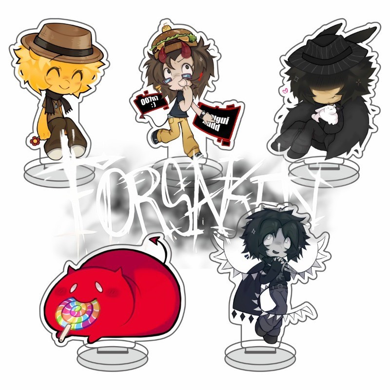 Roblox Forsaken แผ่นตกแต่งโต๊ะ Noli Standee Elliot คอลเลกชันเครื่องประดับ Accesorios Chance ตุ๊กตาอะ