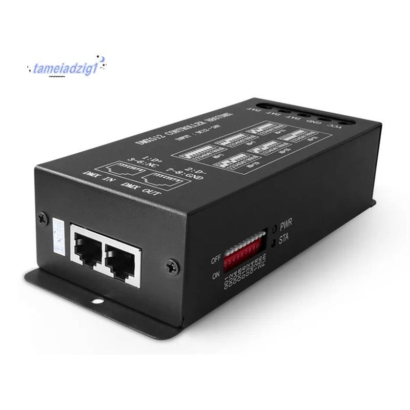 DMX512 H807 RGB LED Controller WS2811 WS2812B WS2813 WS2815 พิกเซล LED Strip Controller Stage Light 