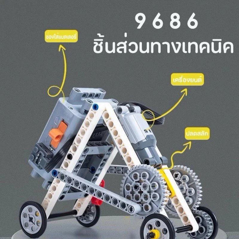 บล็อกตัวต่อเทคนิค ชุดหุ่นยนต์ MOC ABS thumbnail 8