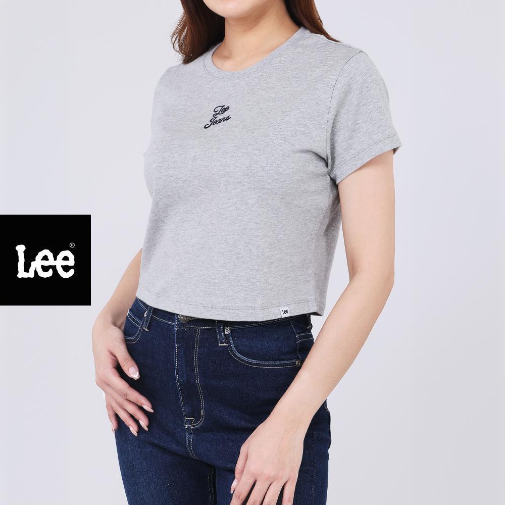 LEE เสื้อยืดแขนสั้นผู้หญิง รุ่น LE S626WTSSF40 สีเทา