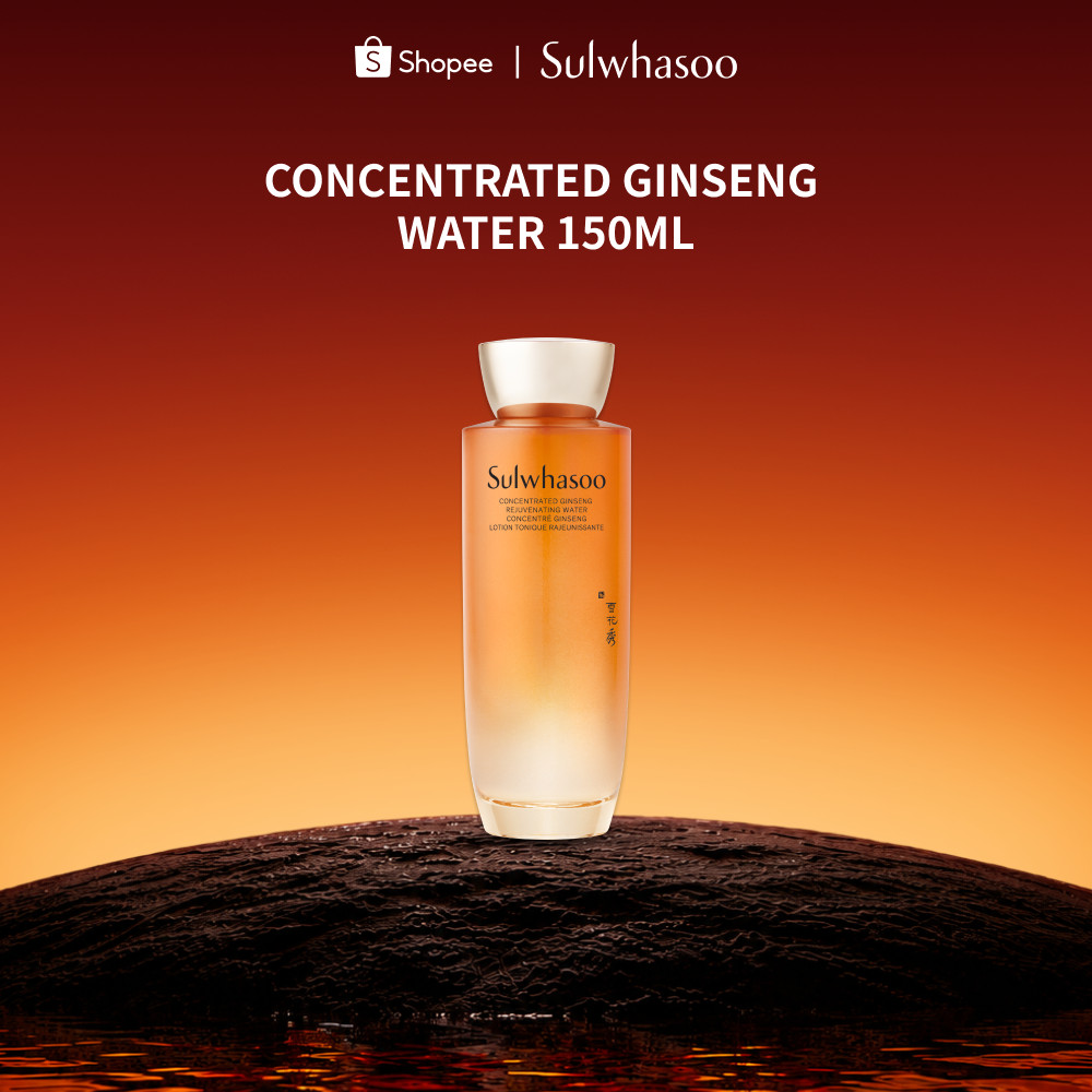 Sulwhasoo Concentrated Ginseng Rejuvenating Water 150ML น้ำตบโสม ฟื้นฟูความแน่นกระชับของผิวหน้า จากภายในชั้นผิว