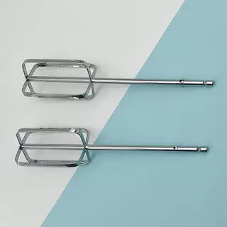 Alittlese ทนทานสแตนเลสผสมมือสิ่งที่แนบมา 2 Beaters ไฟฟ้า Whisk อุปกรณ์เสริมสําหรับครีมไข่ผสมห้องครัว TH