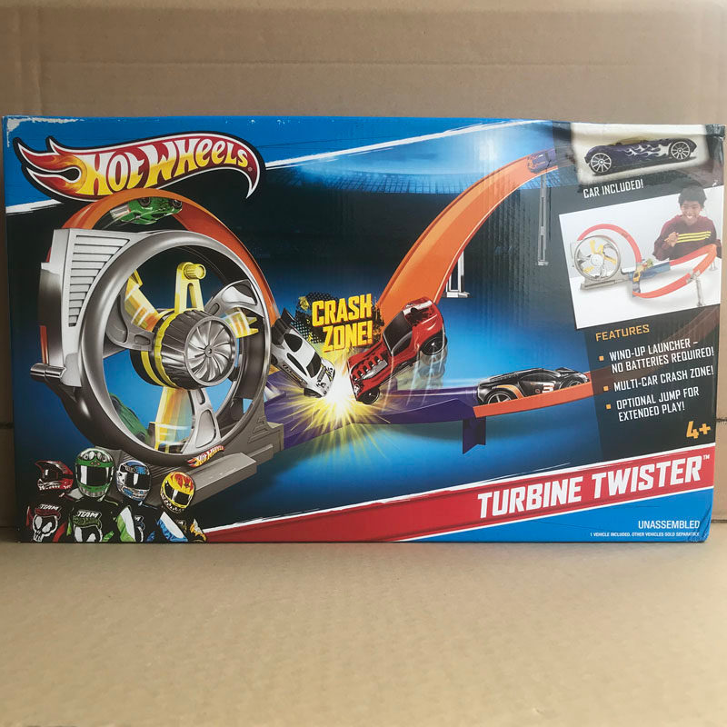 Hot Wheels สามมิติ Cyclone Track X9285 Boy Track หมุนการแข่งขัน Track Boy ของขวัญวันเกิดของเล่น