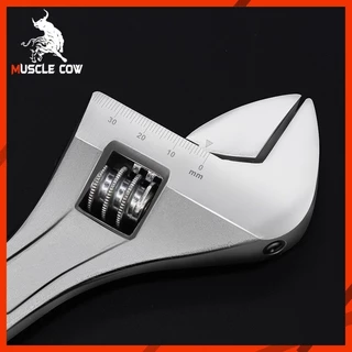 MUSCLE COW ประแจเลื่อนอเนกประสงค์ 3 ขนาด 8/10/12 นิ้ว 200/250/300mm แข็งแรงไม่ลื่น จับลูกปืนแน่น ใช้งานซ่อมประปา ยานยนต์