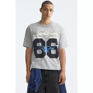 H&M(เอชแอนด์เอ็ม) เสื้อยืดพิมพ์ลายทรงสบาย ผู้ชาย 1344928_1
