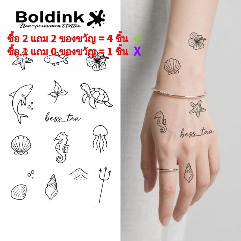 .Boldink Magic Tattoo New - ลายสักชั่วคราวกันน้ํา lasting 15 วัน