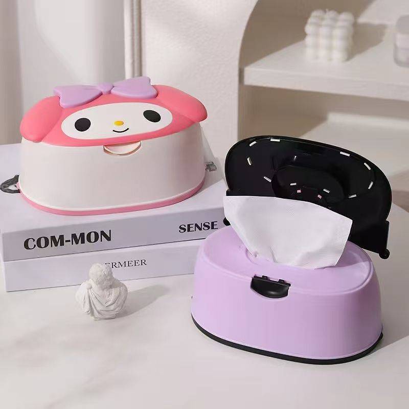 Cute Cartoon Shape Household Desk Tissue Box Large Capacity Bedroom Tissue Box Built-in Spring Tissue Storage Decorative Box MUC4