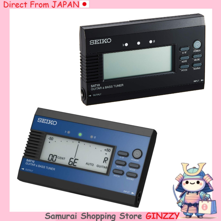 SEIKO เซโกะ กีตาร์และเบสที่ตั้งโปรแกรม SAT10 เครื่องดนตรีญี่ปุ่น