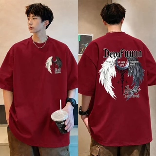 UT shop เสื้อยืด oversize ผ้าCotton 100% เสื้อแฟชั่น "DONFS " สบายและนุ่ม แขนสั้น ฤดูร้อน สไตล์เกาหลี