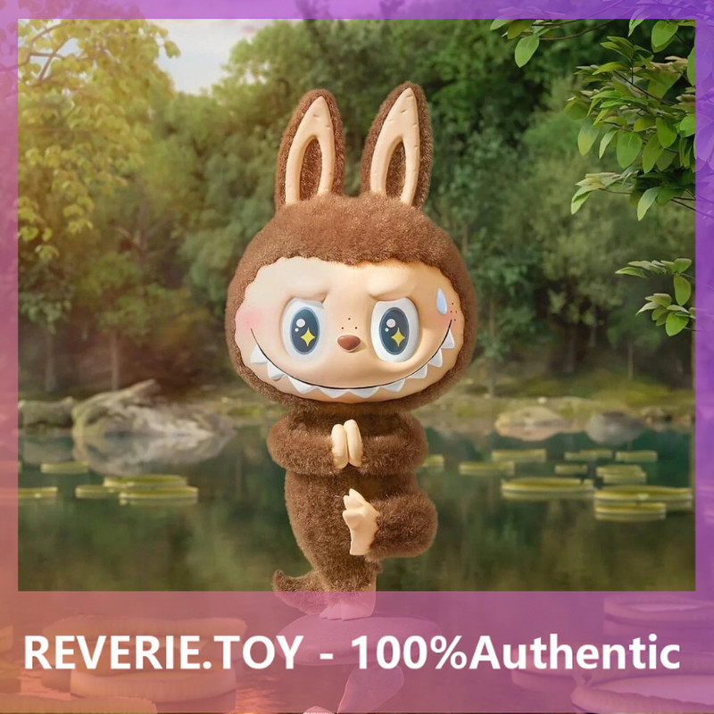 [secret] POPMART LABUBU Lazy Yoga Series Mystery Box ของขวัญของเล่นอินเทรนด์