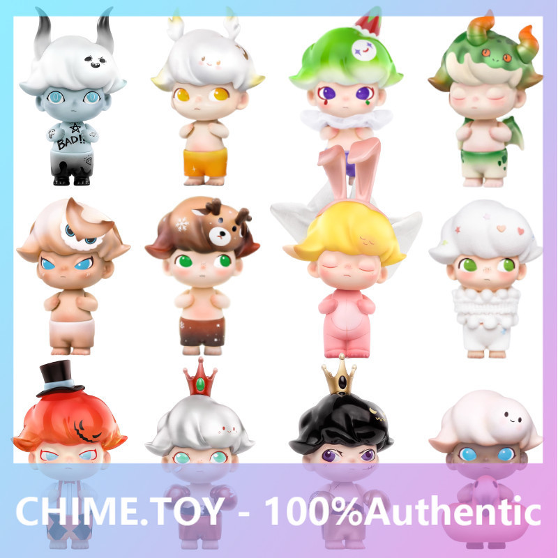 P POPMART DIMOO Classic Replica Series Mystery Box ของขวัญเล่นอินเทรนด์