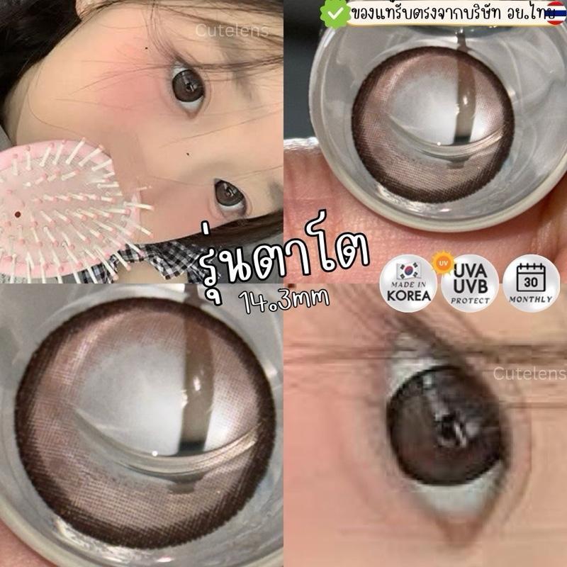 โพเอ้ม Brown รุ่นตาโต 14.3mเลนส์ไฮโดรเจล นิ่มใส่สบาย คอนแทคเลนส์ไทย รายเดือน คอนแทคเลนส์สีน้ำตาลตาโต