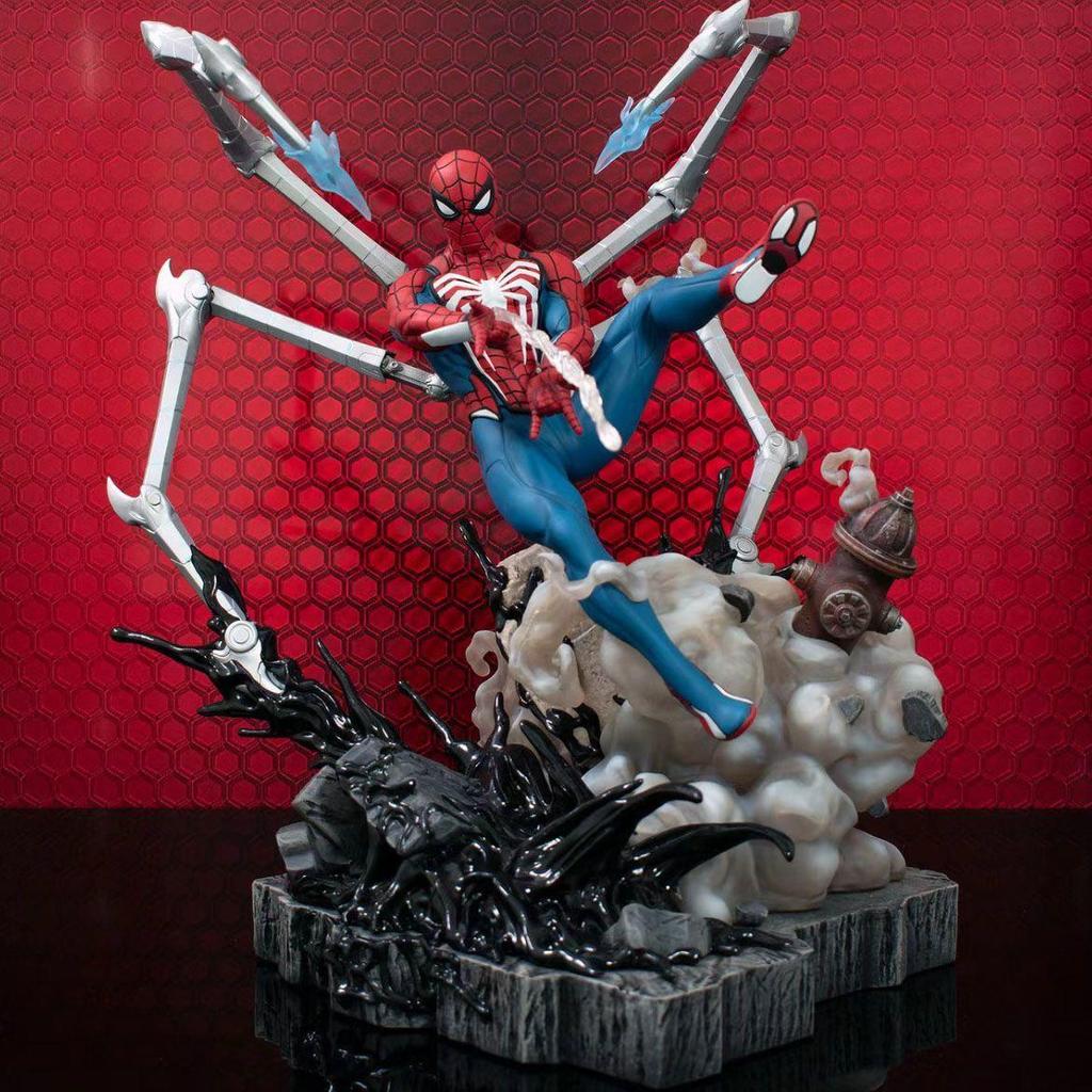 Marvel Series Spider-Man ของเล่นเด็กหล่อสามมิติ Hand-Made ของเล่น Mystery Box Lucky Bag Boyfriend