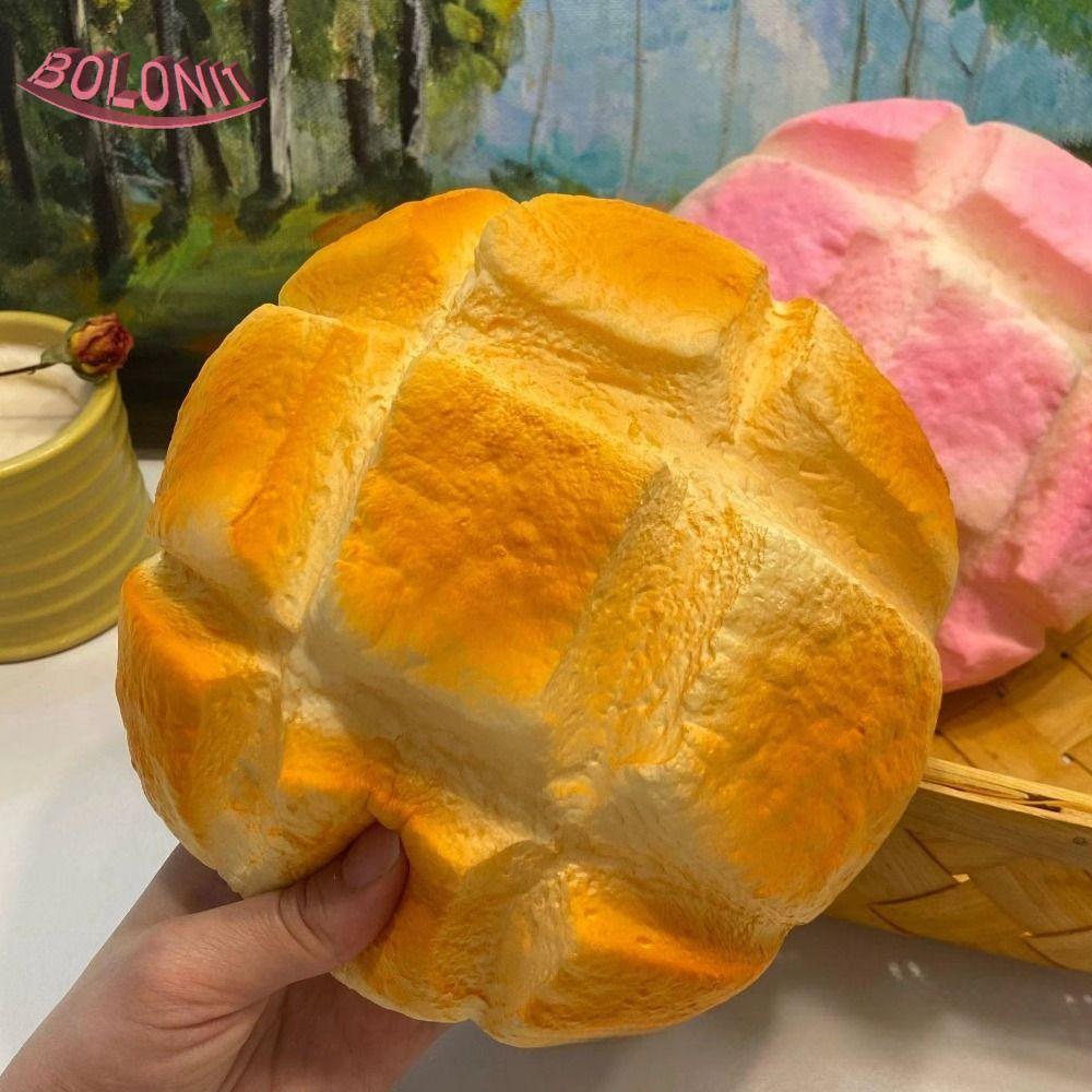 โบ ขนมปังสกุชชี่ของเล่นตกแต่งเล่นตลกขนาดใหญ่ประสาทสัมผัสอยู่ไม่สุขขนมปัง,เด็กนุ่มยืดหยุ่นสมจริงช้าเพิ่มขึ้นสับปะรดบุญสกุชชี่ของเล่นเด็ก