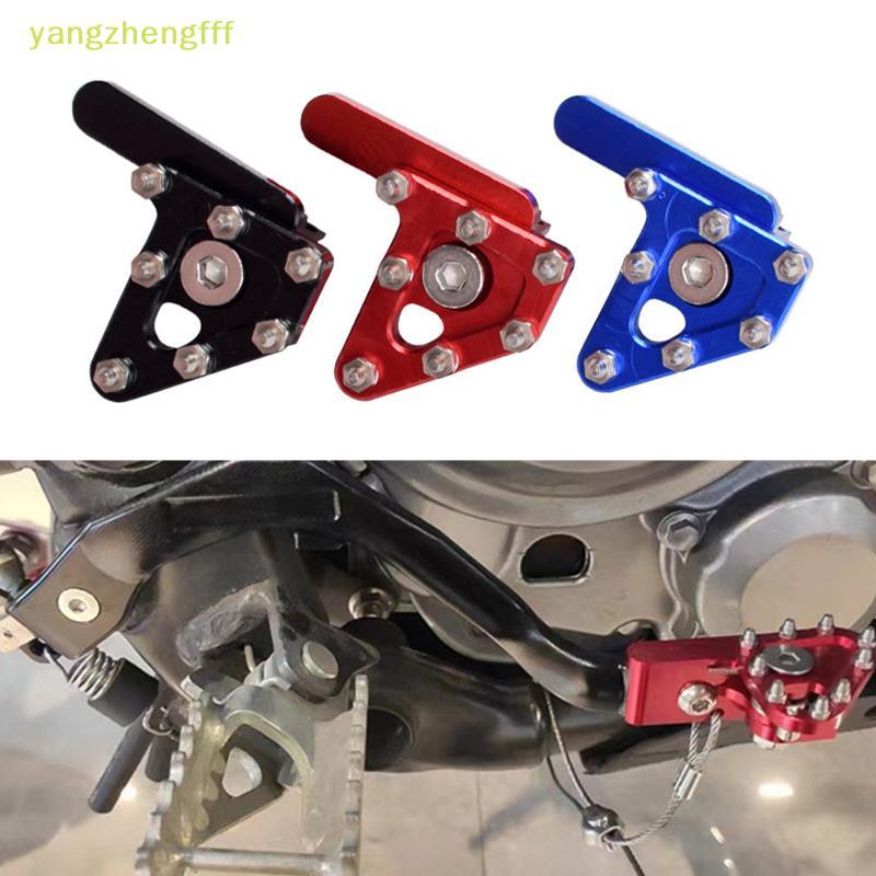 [yangzhengfff] รถจักรยานยนต์ด้านหลังเบรคคันโยกเท้า Peg Step Tip CNC Universal สําหรับอุปกรณ์เสริม Dirt-Bike [ใหม่]