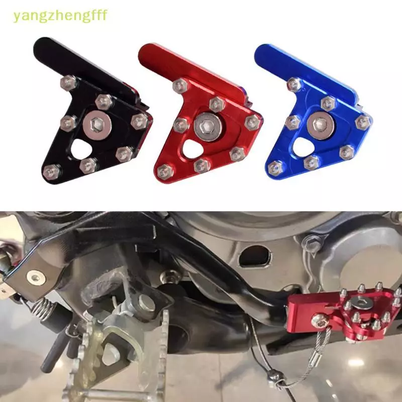 [yangzhengfff] รถจักรยานยนต์ด้านหลังเบรคคันโยกเท้า Peg Step Tip CNC Universal สําหรับอุปกรณ์เสริม Dirt-Bike [ใหม่]