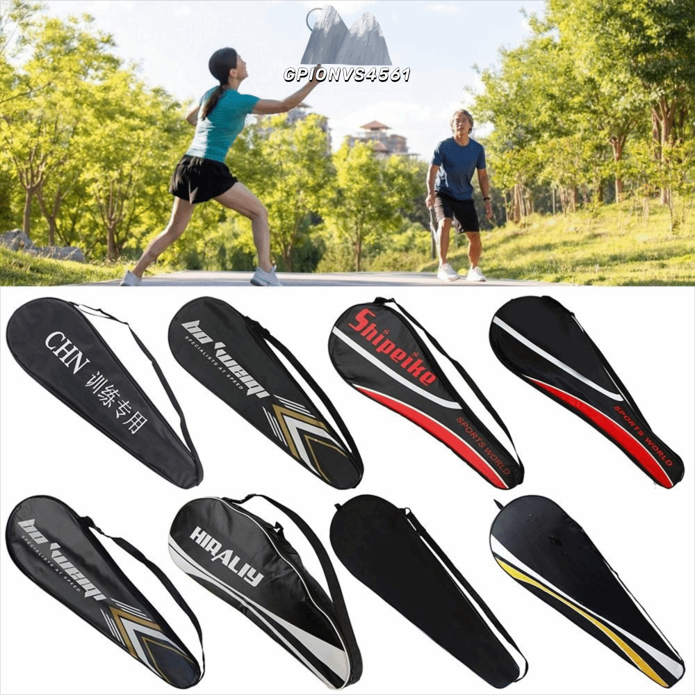 GPIONVS4561 กระเป๋าแร็กเก็ต,ผ้ากันน้ําไม้แบดมินตันกระเป๋า,อุปกรณ์กีฬาที่ทนทานในร่มอุปกรณ์กลางแจ้งกระเป๋าถือ