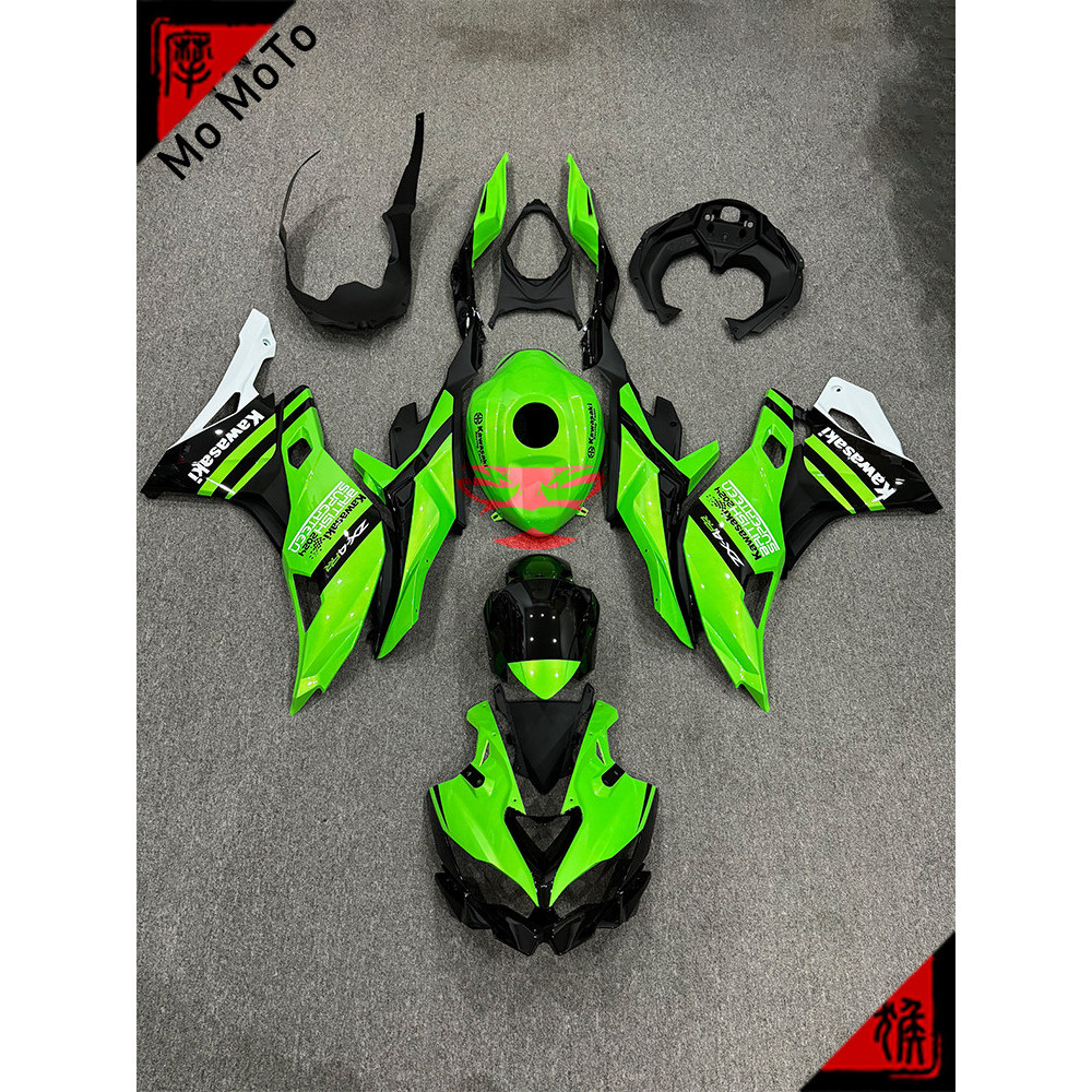 แฟริ่งบิ๊กไบค์ Kawasaki ZX-4R ZX-4RR เต็มคัน สั่งทำสี/โลโก้ได้ ลายแต่งคัสตอม สติ๊กเกอร์ พรีออเดอร์ แ