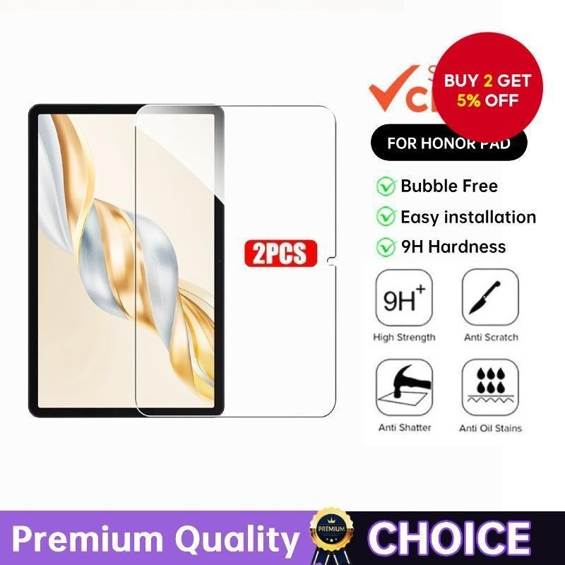 1-2 ชิ้น Anti Blue Light กระจกนิรภัยสําหรับ Honor Pad แท็บเล็ต V8 X7 X8 X9 X9a Z3 V7 V6 Z5 Pro 8.7 1