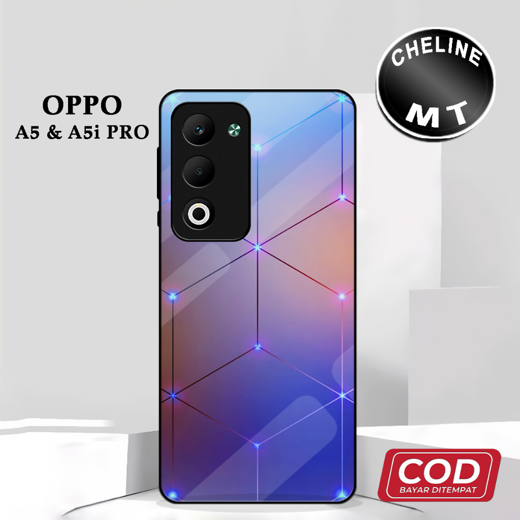 ( DD 25 ) เคส Sofcase Glossy สําหรับ Oppo A5 l oppo A5i PRO l Anime Motif l บทคัดย่อ l น่ารัก l Kesi