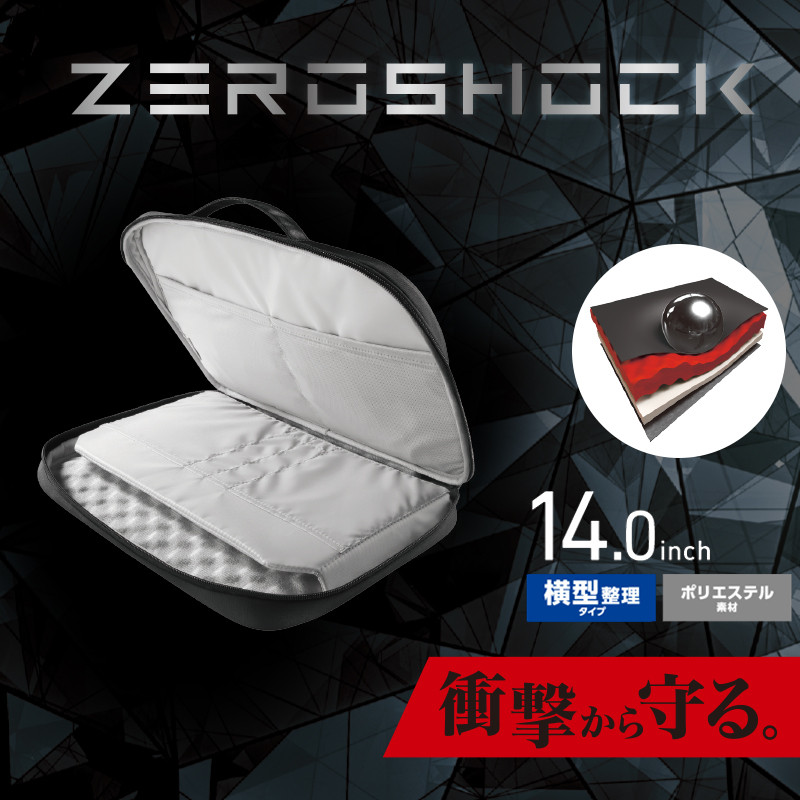 Star Club Elecom Elecom Elecom Zero Impact กระเป๋าสะพายแล็ปท็อปกันกระแทกกันกระแทกกันกระแทก 47 ซม.กระ