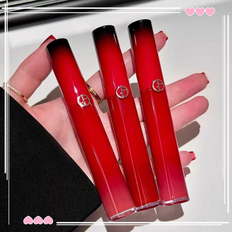 พร้อมส่ง 💕 Armani Red Tube Lip Glaze # 218 # 401 # 423 จำกัด # 321 ลิปสติก 💕 6.5g