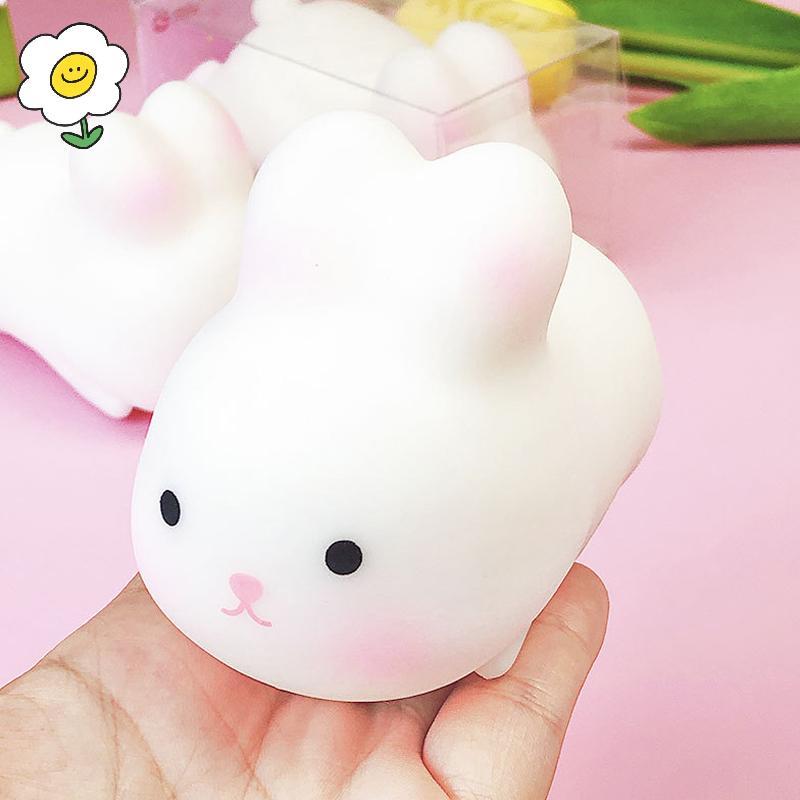 {}maoyting} Squishy Bunny Stress Balls ออทิสติก Sensory ของเล่นความเครียดบรรเทาและความวิตกกังวล Fidget ของเล่นช้า Rebound Squeeze ของเล่นของขวัญจํานวนมาก {COD}
