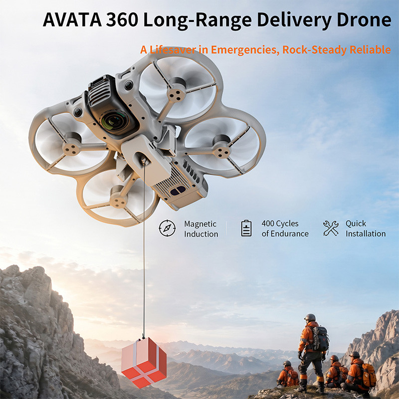 สําหรับ DJI Avata 360 โดรน geomagnetic airdrop ทางอากาศโยนทะเลตกปลาอุปกรณ์เสริมโดรน