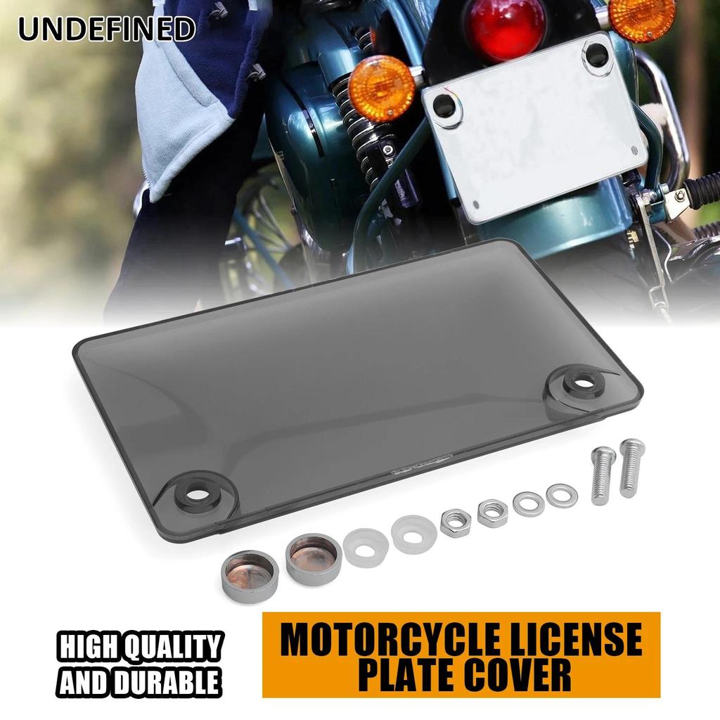 B Motorcycle License Plate Frame Cover Shield License Protector Cover 4x7 inch License Plate Cover M