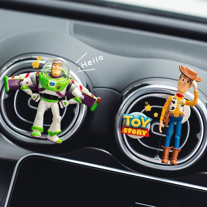 อุปกรณ์ตกแต่งรถยนต์ Buzz Lightyear เครื่องประดับส่งออกเครื่องปรับอากาศน่ารัก