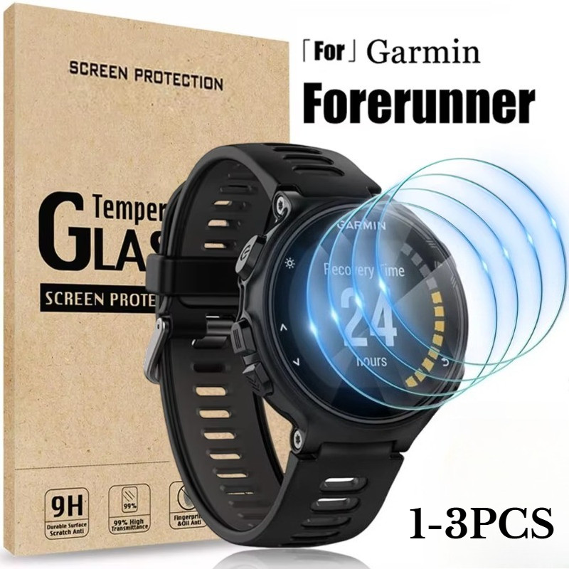1-3 ชิ้น HD กระจกนิรภัยสําหรับ Garmin Forerunner 965 955 945 45S 265S 255M 255 245M 245 165 158 170 นาฬิกาป้องกันหน้าจอ Ultra Thin กันน้ําป้องกันฟิล์ม