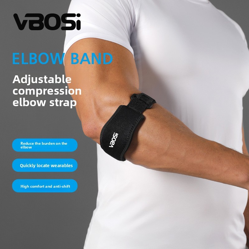 Sports elbow brace for adults, cycling arm protector, outdoor basketball training joint compression protective gear