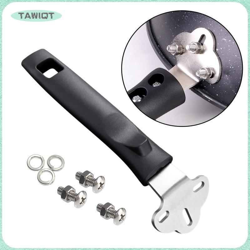 [tawiqt.th] ด้ามจับหม้อ Anti Scalding Bakelite Handle Universal พร้อมกระทะสกรู M6x14 มม.