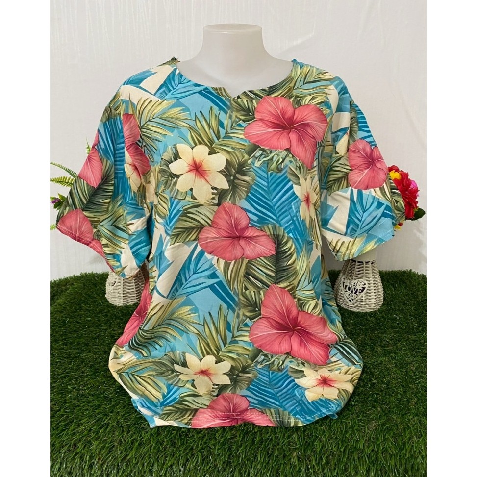 เสื้อสปัน เสื้อสาวอวบ ไซส์ใหญ่ ใส่สบาย  ผ้านิ่มใส่สบาย รุ่น1016