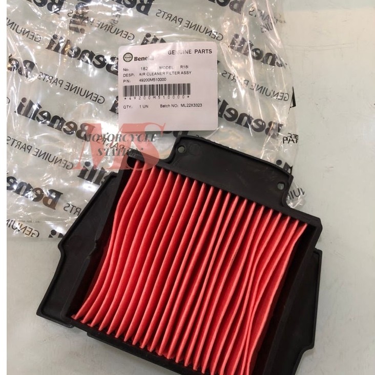 BENELLI R18i กรองอากาศ ASSY 0 49200M510000 AIR CLEANER R18-i R18 i PENAPIS UDARA KOTAK ANGIN BENELLI