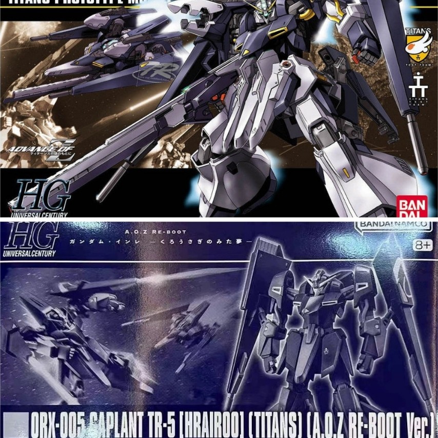 BANDAI PB HG 1/144 Advance of Zeta The Flag of Titans ORX-005 GAPLANT TR-5 HRAIROO TITANS AOZ RE-BOO