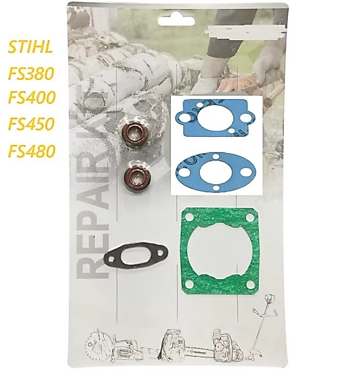 FS450 Cylinder Muffler Carburetor Manifold Gaskets Oil Seal For STIHL FS380 FS400 FS480 FR350 FR450