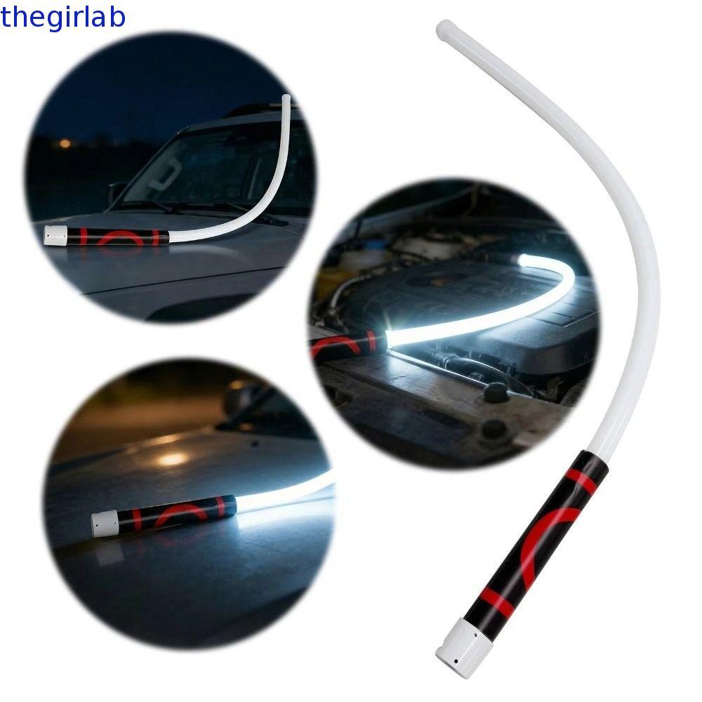 THEGIRLAB ไฟฉาย LED Stick, 27 นิ้ว High Lumens ยืดหยุ่นไฟฉาย Stick, Professional 3 โหมดความสว่างแบบพกพาอายุการใช้งานแบตเตอรี่ยาวนาน Bendable LED Light Home