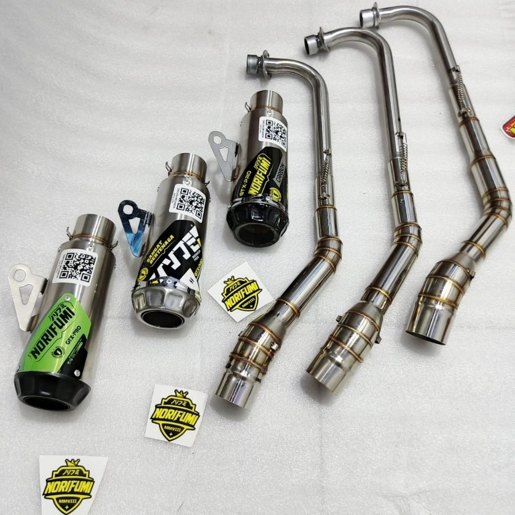 Gtx honda Racing Exhaust Norifumi GTX PRO RBT & STANDARD vega jupiter smashgun karisma blade supra12