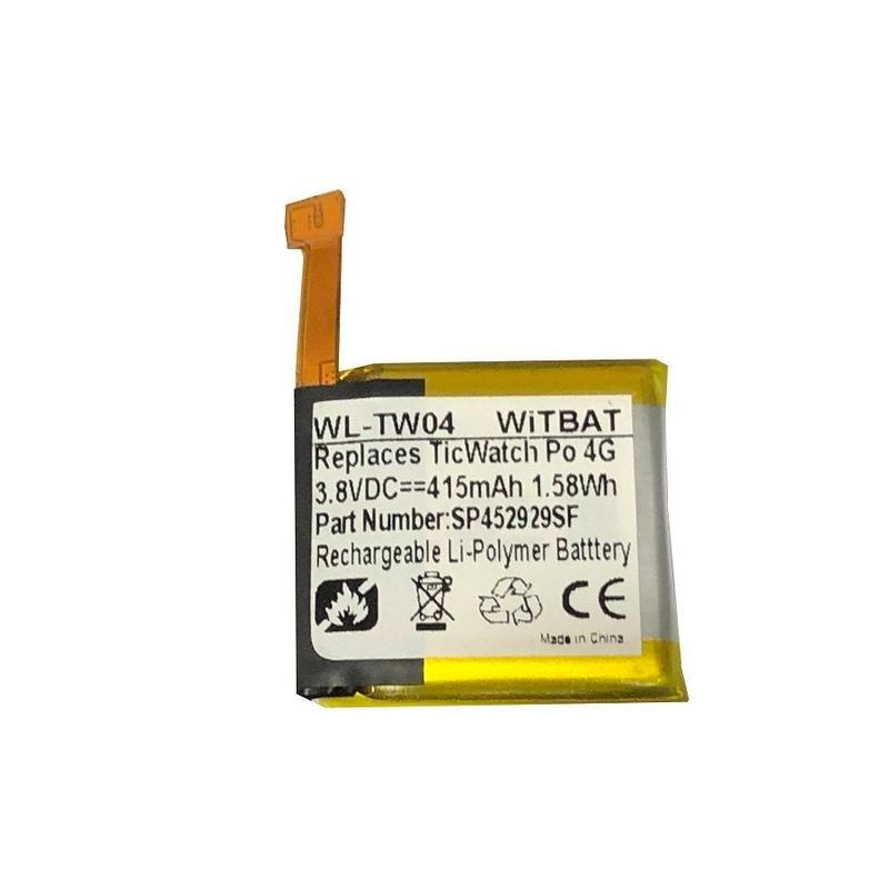 เหมาะสําหรับ TicWatch Pro 4G แบตเตอรี่นาฬิกาอัจฉริยะ SP452929เอสเอฟ
