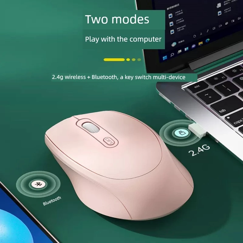 เมาส์ไร้สาย Bluetooth สำหรับ Apple MacBook Laptop iPad thumbnail 6