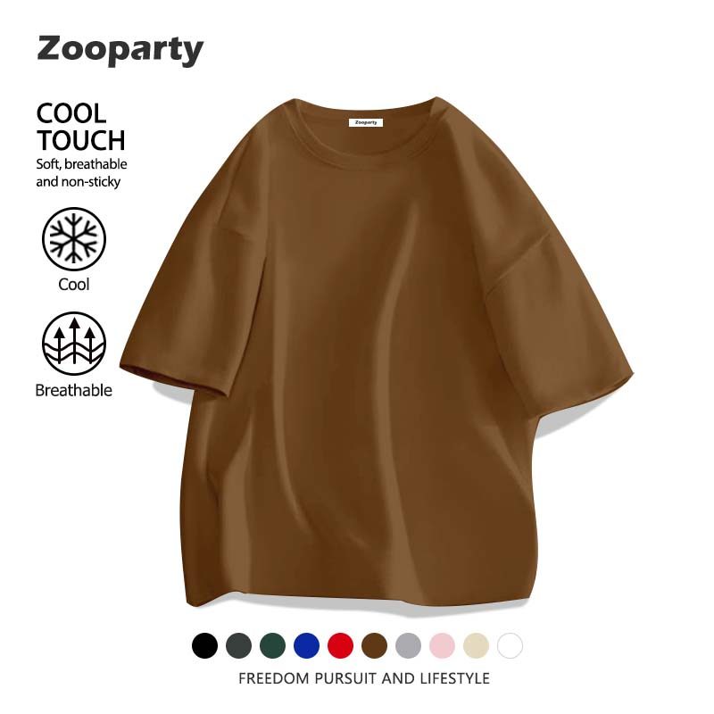 เสื้อยืดแขนสั้นคอกลมสีพื้น ยูนิเซ็กซ์ มีหลายไซส์หลายสี ผ้าไม่ย้วยซักเครื่องได้(ส่งเร็ว จัดส่งจากไทย)