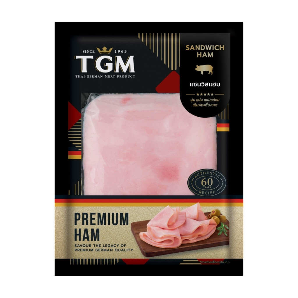 ทีจีเอ็ม แซนวิชแฮม TGM Ham Sandwich 100g.