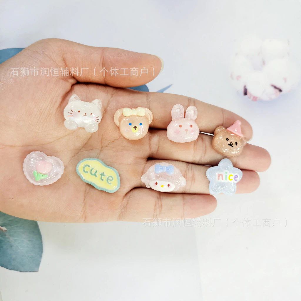 อุปกรณ์เสริมตกแต่งรองเท้าเรซิ่น ลายการ์ตูน หัวเข็มขัดรองเท้า thumbnail 5